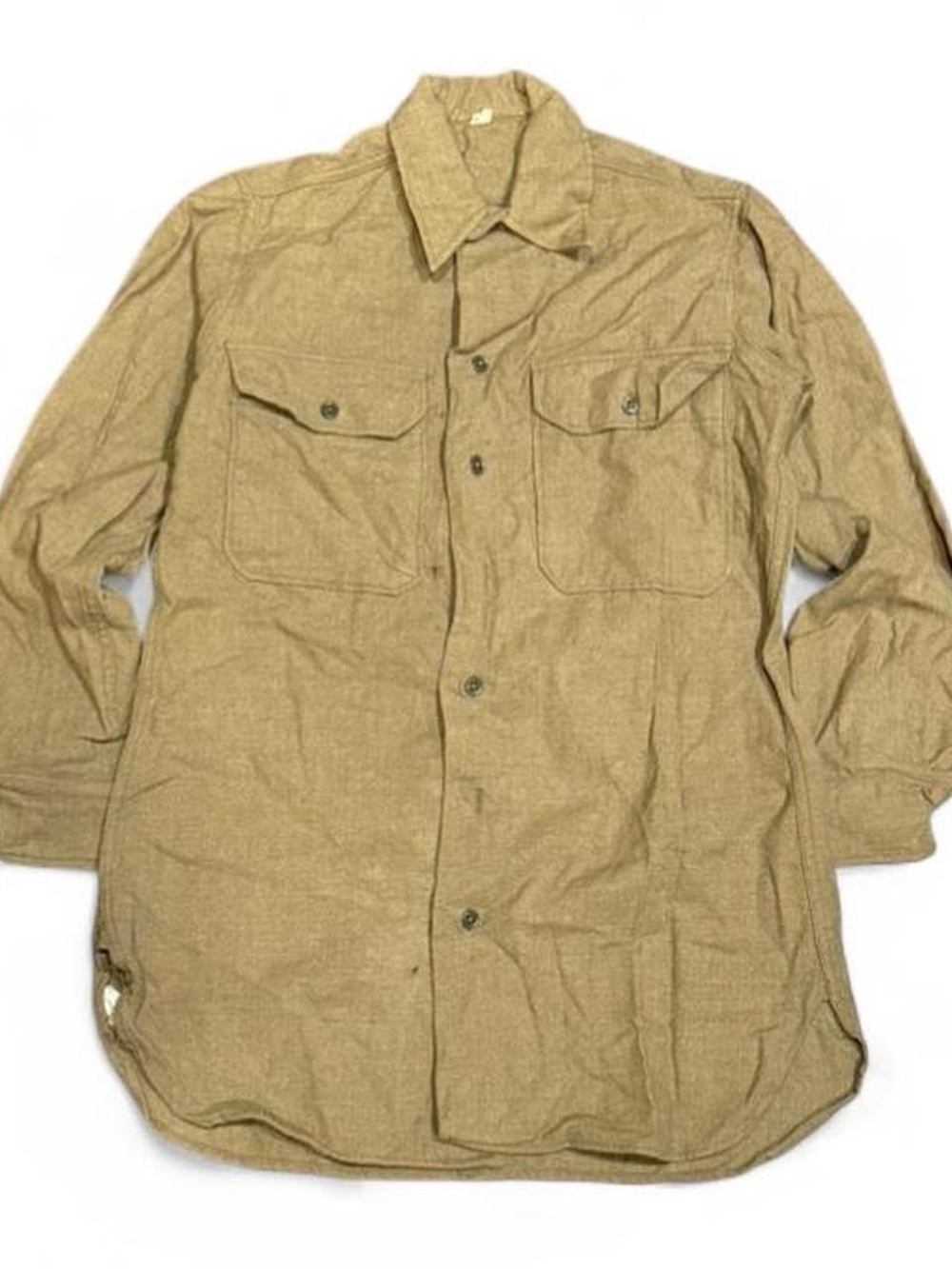 True Vintage 40s WWII US Army Wool Button Up Shacket